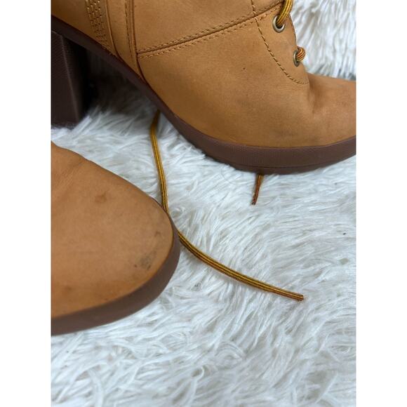 Timberland Women's Size 8.5 Camdale Field High Hell Boot Lace Up Brown A1KD3 - Picture 12 of 14